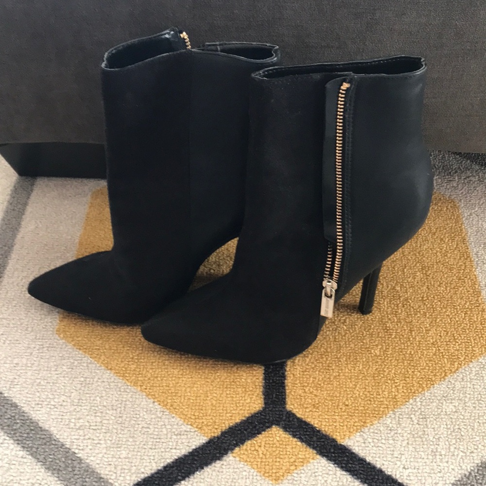 Jennifer Lopez Leather and Suede Boot